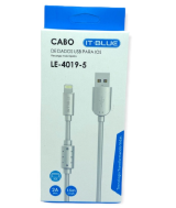 CABO DE DADOS USB IPHONE 2A 1.5M 2.0 COM FILTRO LE-4019-5