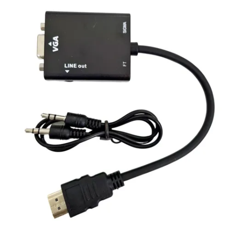 Advise malicious Accountant ADAPTADOR HDMI X VGA SAIDA DE AUDIO P2 - Diverso Eletrônica